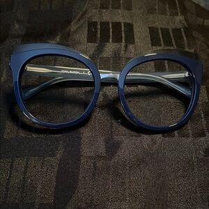Tory Burch Navy Blue Women’s Round Glasses